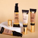Liquid Foundation Manufacturer - New Custom Full Coverage Whitening Matte 24H Long-lasting Vegan Waterproof