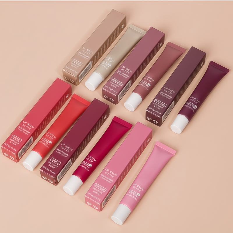 Lip Balm Manufacturer - Wholesale Luxury Custom Logo Squeeze Tube Hydrating Herbal Moisturizing Private Label