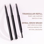 Eyebrow Pencil Manufacturer - Extremely Thin Two-headed Machete Anti-halo Natural Multiple Dimensions Lasting