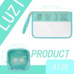 Makeup Bag Manufacturer - Large Capacity Travel Wash Bag Zipper Clear Transparent PVC Football Purse
