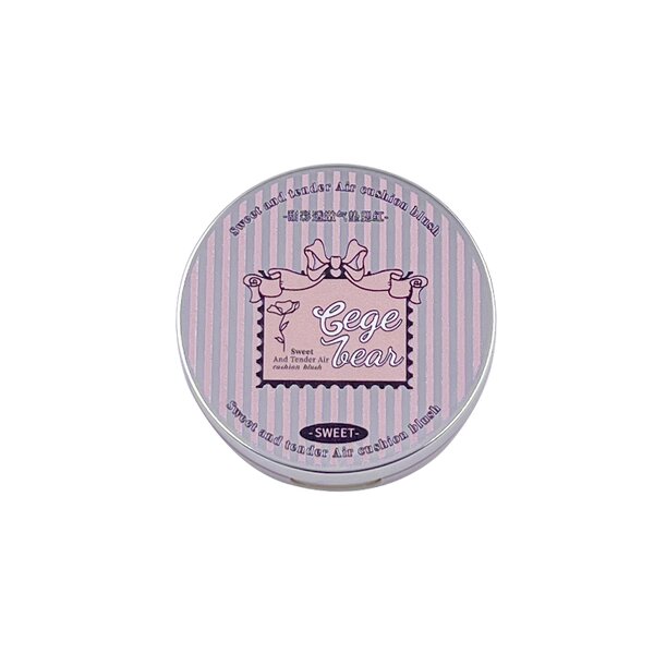 Liquid Blush Manufacturer - Cushion for Cheeks With Mirror Natural & Elegant Gege Bear Cream Silky