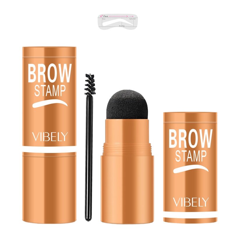 Eyebrow Powder Kit Manufacturer - Waterproof Vegan Brown Tinted Enhance 10 Brow Shapes Long Lasting Mineral