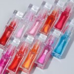 Lip Gloss Manufacturer - 2025 Private Label Big Brush Custom Nature Clear Lip Serum Oil Waterproof