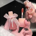 Lip Gloss Manufacturer - Daimanpu Clear Oxygen Mirror Jelly Bow Milk Tea Colored Waterproof 6 Colors