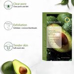 Facial Mask Manufacturer - 12 PCS Avocado Bubble Cleanses Pores Foams Remove Blackheads Whitening Anti-Aging