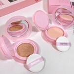 Air Cushion Manufacturer - Wholesale Mineral Powder Moisturizing Waterproof Sweatproof Concealer Blusher 2-in-1