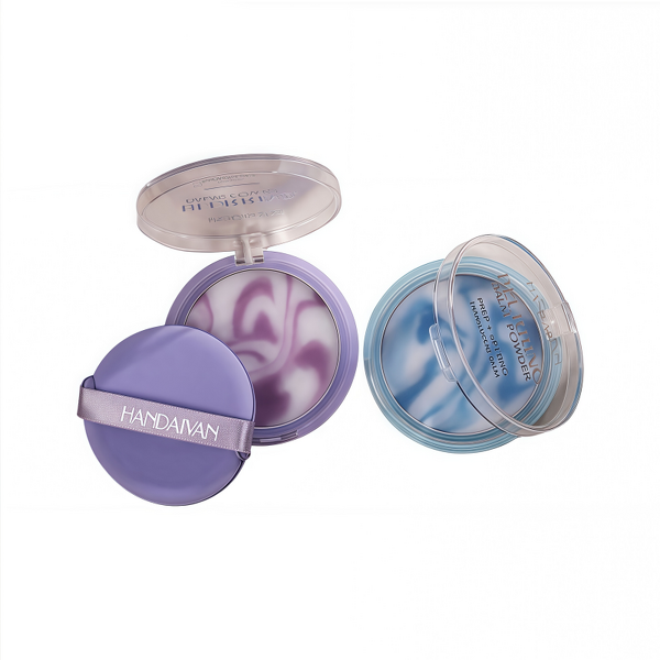 Powder Cake Manufacturer - Handaiyan 5-color Makeup Control Oil Sweat-proof Oil-controllasting Fixed