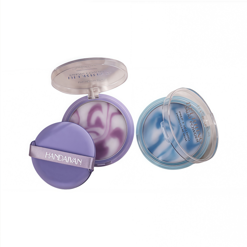 Powder Cake Manufacturer - Handaiyan 5-color Makeup Control Oil Sweat-proof Oil-controllasting Fixed