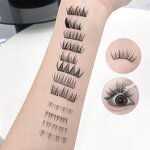 False Eyelashes Manufacturer - Gege Bear 12 Constellation Series 3D Glue-free Waterproof Reusable Synthetic