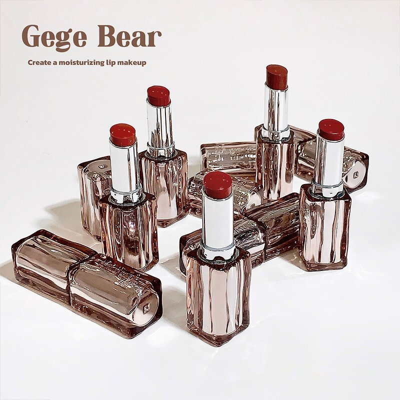 Lipstick Manufacturer - Gege Bear High Glossy Waterproof High Quality Creamy Silky Private Label Solid