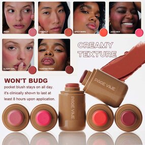 Blush Stick Manufacturer - Wholesale Facial High Pigment Cream Waterproof Vegan Long Lasting Matte