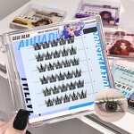 False Eyelashes Manufacturer - Gege Bear 12 Constellation Series 3D Glue-free Waterproof Reusable Synthetic