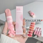 Lip Gloss Manufacturer - Cute Pink Bear 6 Colors Non Sticky Long Lasting Waterproof Velvet Matte