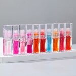 Lip Gloss Manufacturer - 2025 Private Label Big Brush Custom Nature Clear Lip Serum Oil Waterproof