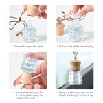 Car Air Freshener Manufacturer - Aromatherapy Essential Oil Diffuser Bottle Empty Hanging Perfume Bottles