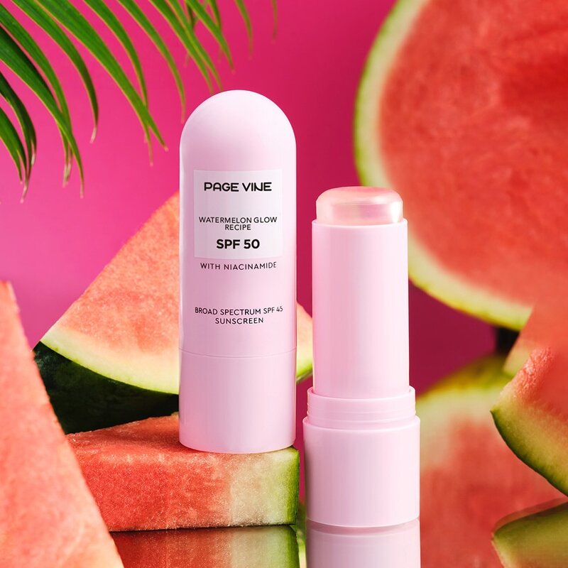Sunscreen Stick Manufacturer - Page Vine High-gloss Watermelon Nicotinamide SPF 50 Moisturizing Brightening Gel