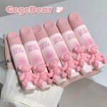 Lip Gloss Manufacturer - Cute Pink Bear 6 Colors Non Sticky Long Lasting Waterproof Velvet Matte