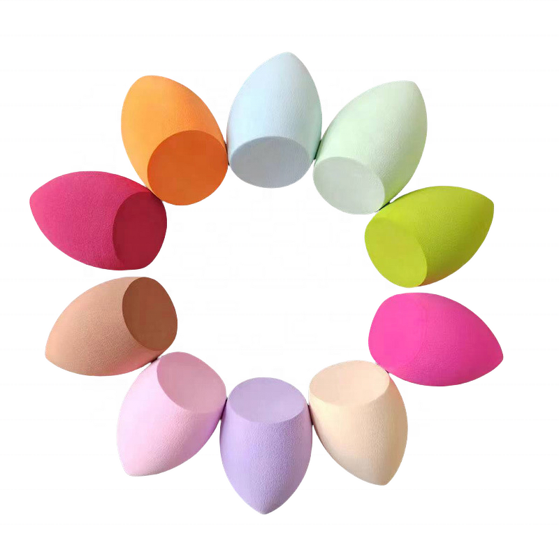 Makeup Sponge Manufacturer - Wholesale Customized Color Washable Latex-free Waterdrop Shape 4*6cm Fashionable