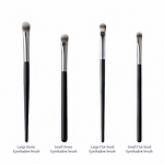 Eye Shadow Brush Manufacturer - Custom Single Fluffy Wood Handle Private Label High Quality Flat Blending
