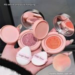 Liquid Blush Manufacturer - Cushion for Cheeks With Mirror Natural & Elegant Gege Bear Cream Silky