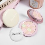 Pressed Powder Manufacturer - 2 Colors Long Lasting Mineral Matte Dark Skin Waterproof Oil-Control Blush Contour