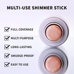Blush Stick Manufacturer - Page Vine Pocket Four-color Lip and Cheek Glow Stick Highlights Natural