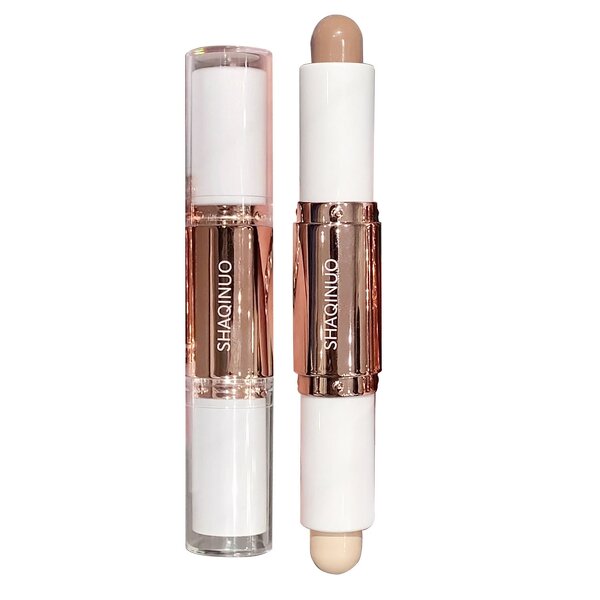 Concealer Manufacturer - SHAQINUO Highlight Multi-functions Waterproof Contour Stick Easy Wearing Repair 2 in 1