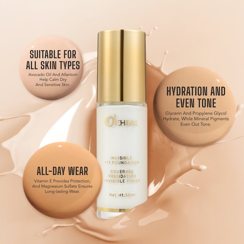 Liquid Foundation Manufacturer - OCHEAL Whitening Sunscreen Waterproof Long Lasting Light Matte Oil Control