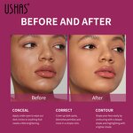 Concealer Manufacturer - Ushas 12-color J1 Cream Makeup Sponge Head Long-lasting Natural Waterproof