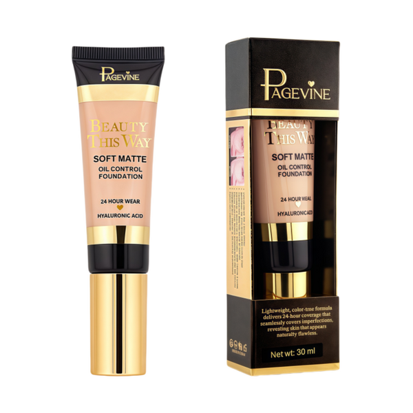 Liquid Foundation Manufacturer - New Custom Full Coverage Whitening Matte 24H Long-lasting Vegan Waterproof