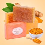 Soap Manufacturer - Private Label Nourishing Glowing Whitening Kojic Acid Vitamin C Turmeric Hyaluronic Acid 100g