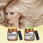 Hair Conditioner Mask Manufacturer - Ginger Rosemary Organic Coconut Oil Moisturizes Smooth Dry Hair Frizz Improvement