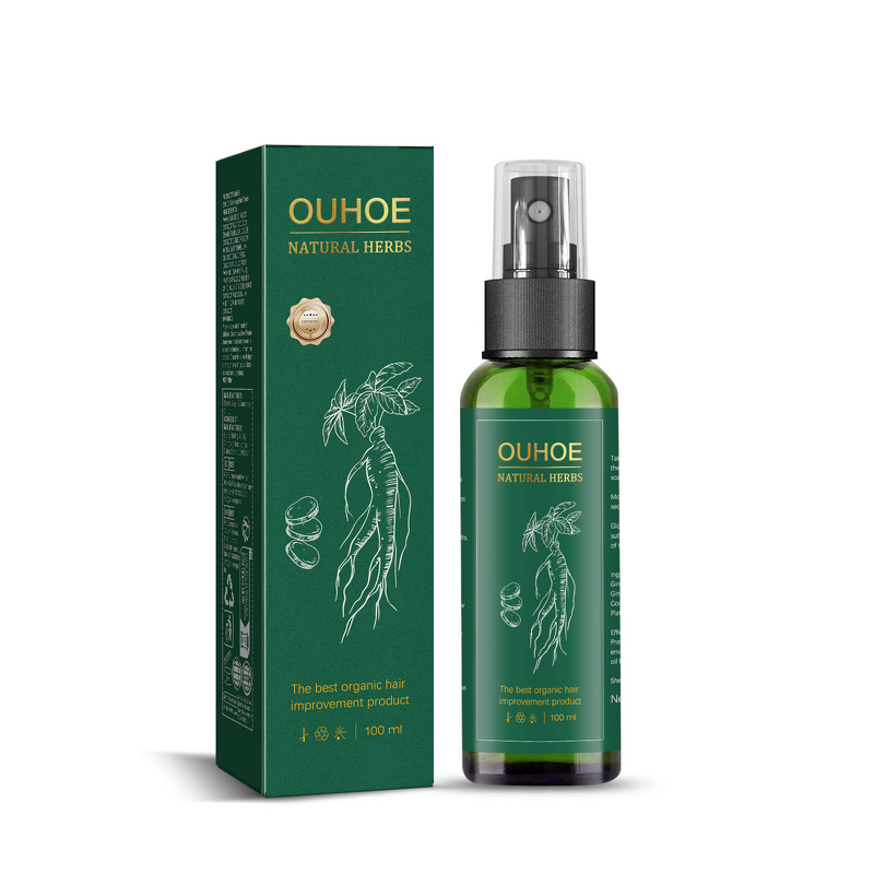Hair Treatment Spray Manufacturer - Ouhoe Herbal Ginseng Essence Moisturizing Smoothing Hair Loss Prevention Spray