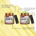 Hair Conditioner Mask Manufacturer - Ginger Rosemary Organic Coconut Oil Moisturizes Smooth Dry Hair Frizz Improvement