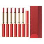 Lipstick Set Manufacturer - 6-Piece Matte Velvet Lipstick Waterproof Durable Non-Stick Cups Herbal Liquid Makeup