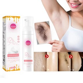 Hair Removal Spray Manufacturer - Herbal Honey Mousse Gentle Skin-Friendly Moisturizing Face Body Armpit Leg Hair Remover