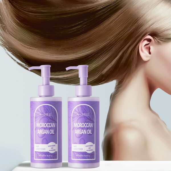 Hair Conditioner Manufacturer - Moroccan Argan Oil Leave-On Organic Herbal Formula Fine Curly Hair Nourishing Tea Tree