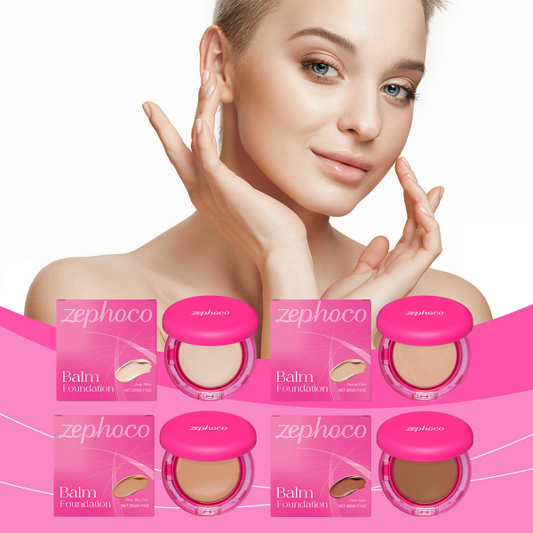 Foundation Cream Manufacturer - OEM Lightweight Moisturizing Clear Concealer Nourishing Makeup Oily Dry Skin Formula