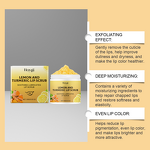 Lip Scrub Manufacturer - HOYGI Turmeric Lemon Cream Oil Moisturizing Organic Lip Balm Whitening Vitamin C Collagen Formula