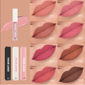 Lip Gloss Manufacturer - Private Label 40-Color Nude Vegan Waterproof Matte Lipstick Stick High Quality Makeup Sunscreen MSDS Certified
