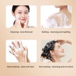 Liquid Soap Manufacturer - Adults' Sulfur Mite-Cleaning Herbal Olive Oil Whitening Slimming Antiseptic Anti-Acne Skin Care