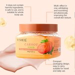 Body Scrub Manufacturer - Vitamin C Hyaluronic Acid Shea Butter Sea Salt Natural Whitening Exfoliating Cream