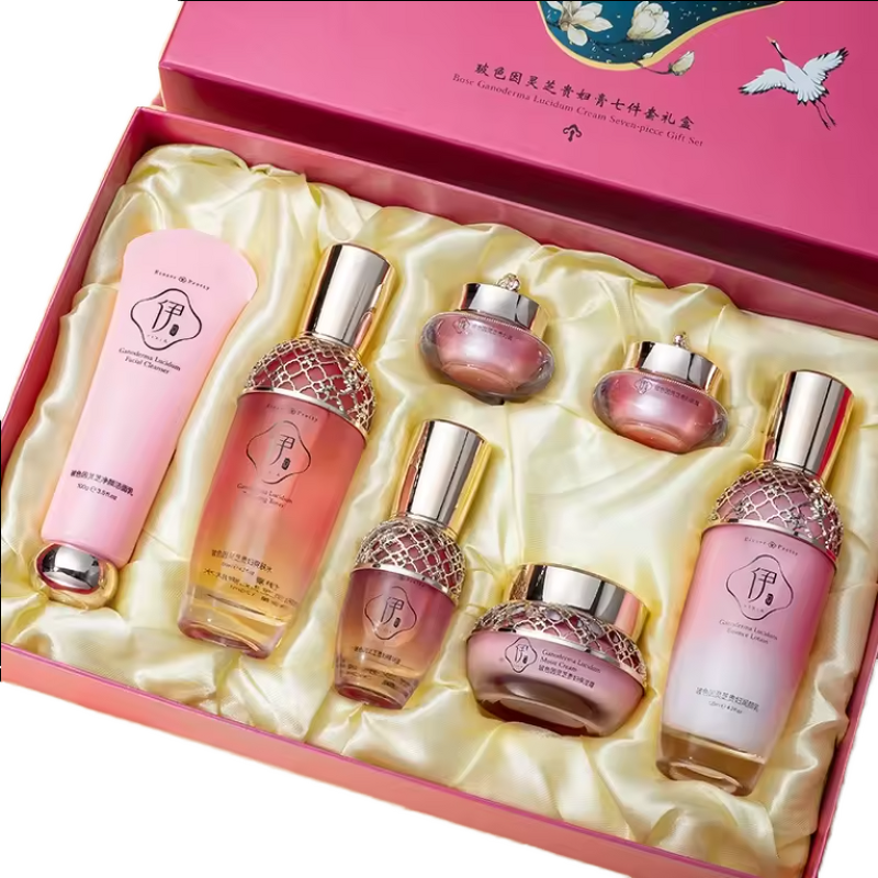 Skincare Set Manufacturer - Korean 7-Piece Unisex Moisturizing Firming Lift Vitamin C Sunscreen Home Beauty Salon