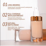 Liquid Foundation Manufacturer - High Quality Long-Lasting Full Coverage Private Label Custom Tube Matte Waterproof Makeup Formula