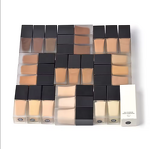 Foundation Manufacturer - Vegan Luxury Full Coverage Gold Bottle Private Label Sunscreen Wholesale Natural Powder Dark Skin Formula