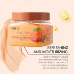 Body Scrub Manufacturer - Vitamin C Hyaluronic Acid Shea Butter Sea Salt Natural Whitening Exfoliating Cream