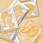 Eye Mask Manufacturer - Private Label 24K Gold Collagen Anti-Aging Vitamin C Sheet Moisturizing Dark Circle Reduction