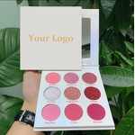 Eyeshadow Palette Manufacturer - Hot Selling 4-in-1 Silicone Eye Shadow Mixing Palette Cosmetics Bronzing Powder Blush Highlight Wholesale