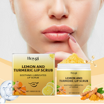 Lip Scrub Manufacturer - HOYGI Turmeric Lemon Cream Oil Moisturizing Organic Lip Balm Whitening Vitamin C Collagen Formula