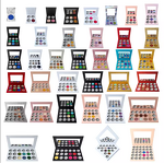 Eyeshadow Palette Manufacturer - Hot Selling 4-in-1 Silicone Eye Shadow Mixing Palette Cosmetics Bronzing Powder Blush Highlight Wholesale